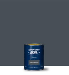 Symphony Topcoat Raddle 1L Tin: Graphite Grey